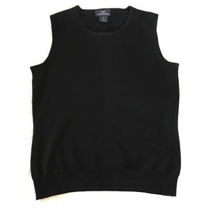 🔴 Brooks Brothers Merino Wool Sleeveless Sweater